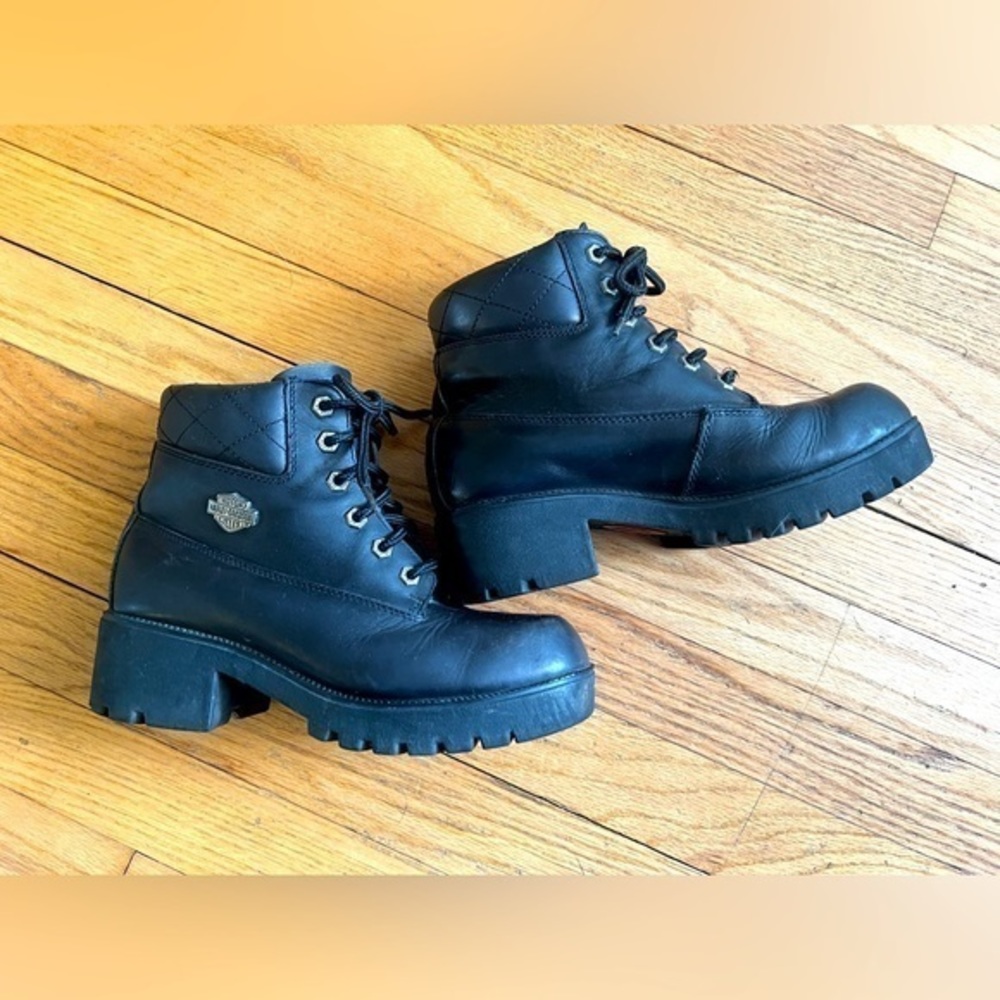 Harley Davidson Black Boots women’s size 8